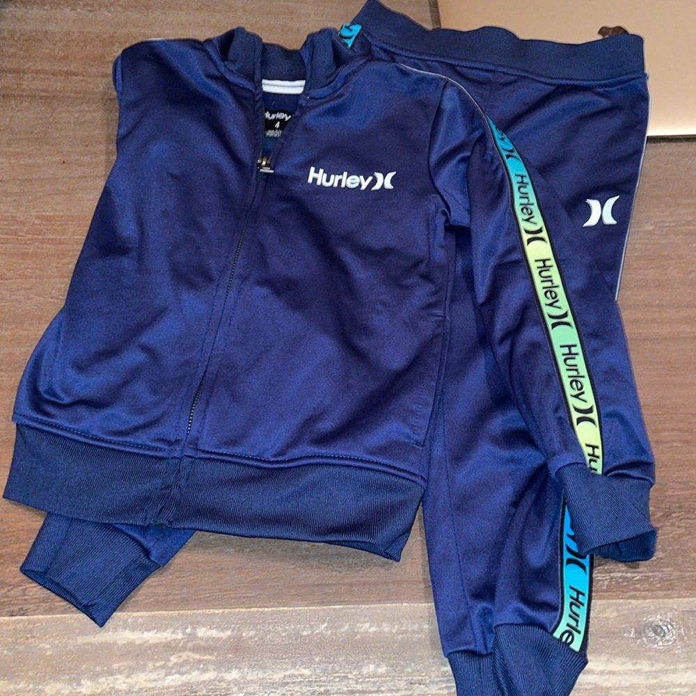 Hurley - Boys Track Suit - Navy - Size 4T
